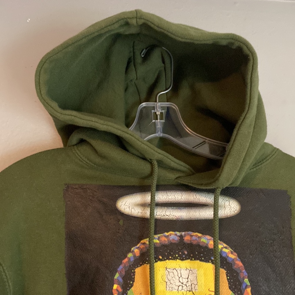 Pop Smoke Three Layer Cross sz M Hoodie - Picture 5 of 8